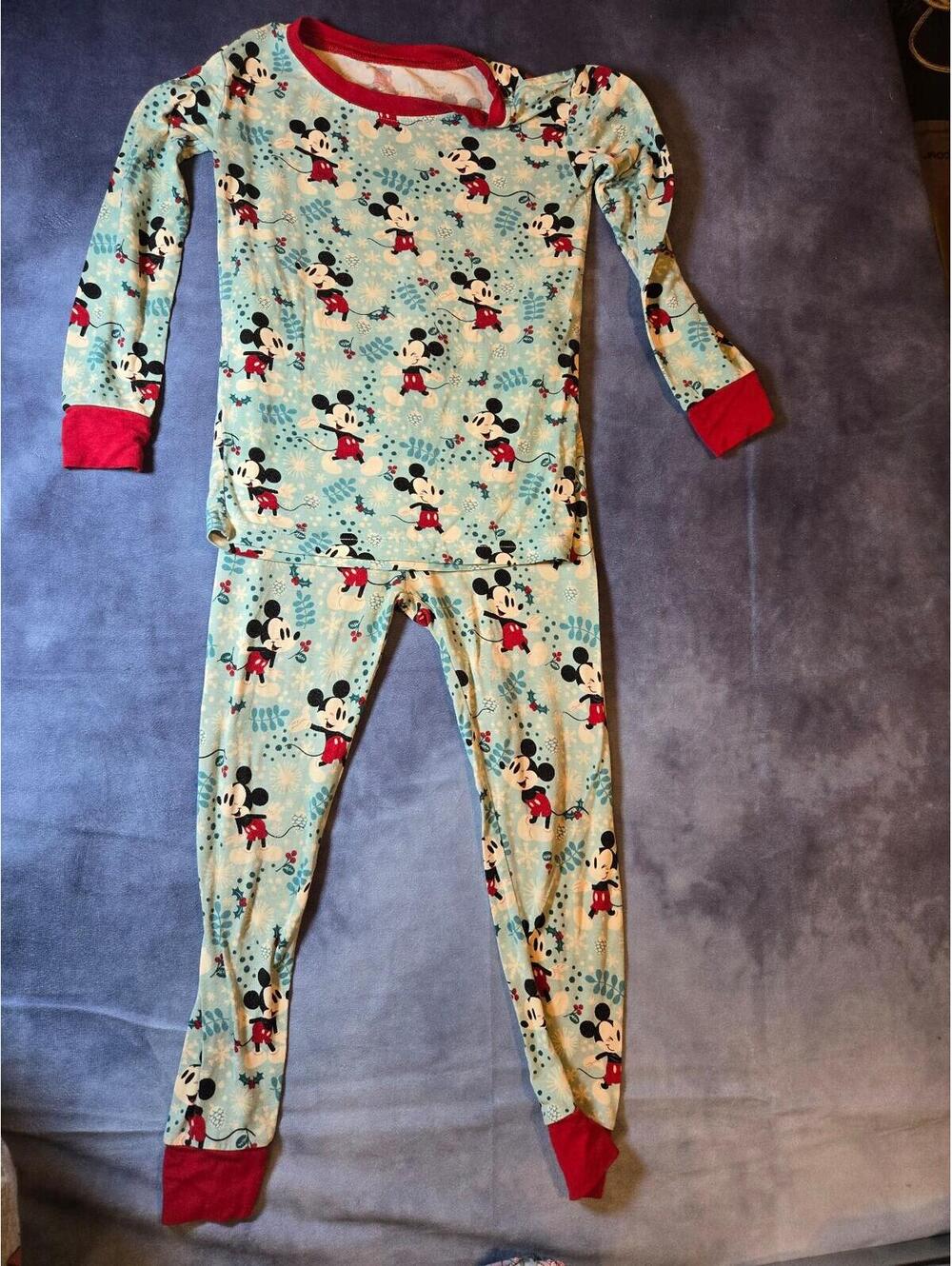 Little Sleepies mickey mouse bamboo pajamas